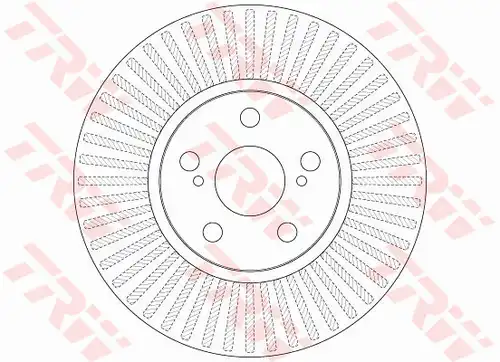 спирачен диск TRW DF6234