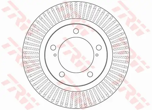 спирачен диск TRW DF6239S