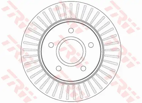 спирачен диск TRW DF6253S
