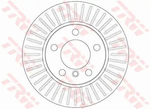 спирачен диск TRW DF6255