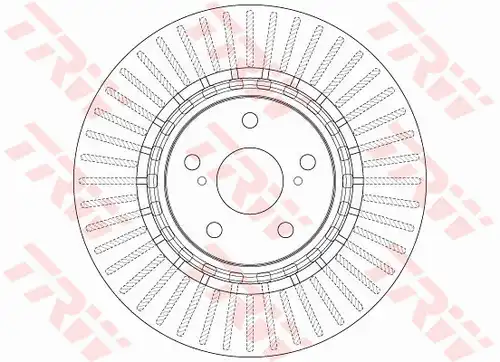 спирачен диск TRW DF6265