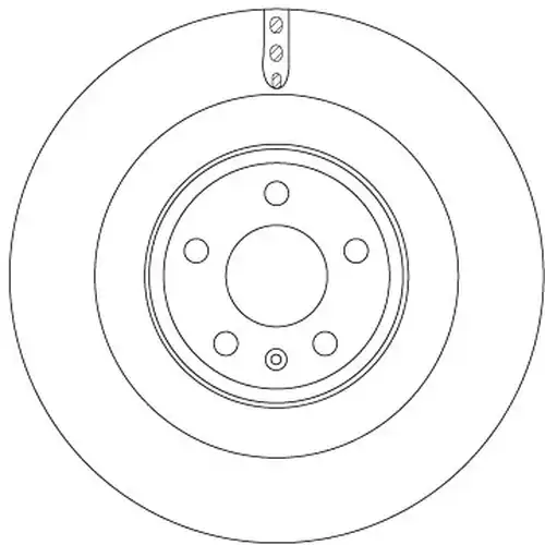 спирачен диск TRW DF6343S