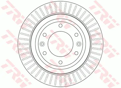 спирачен диск TRW DF6350