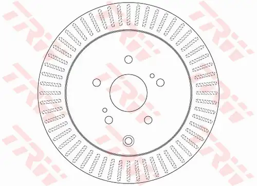 спирачен диск TRW DF6351