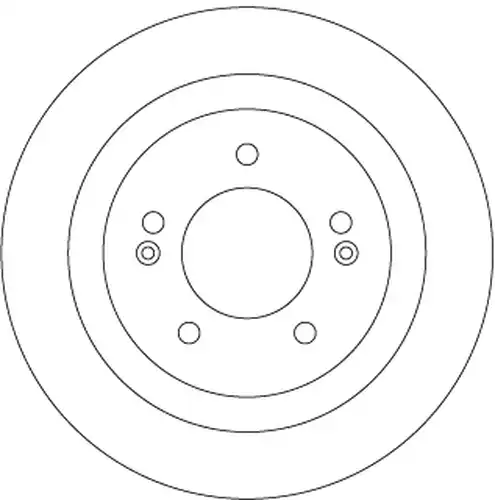 спирачен диск TRW DF6367