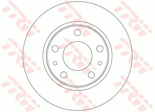 спирачен диск TRW DF6412