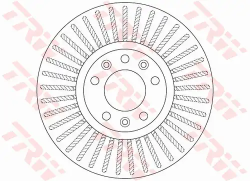 спирачен диск TRW DF6419
