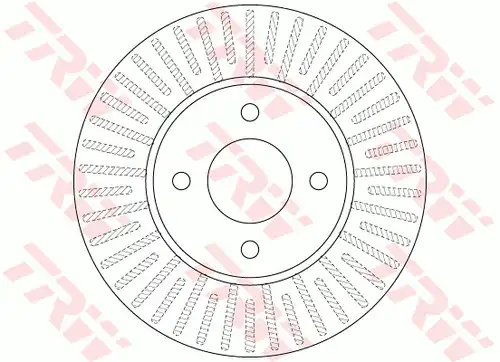 спирачен диск TRW DF6430