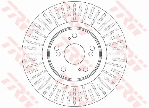 спирачен диск TRW DF6437