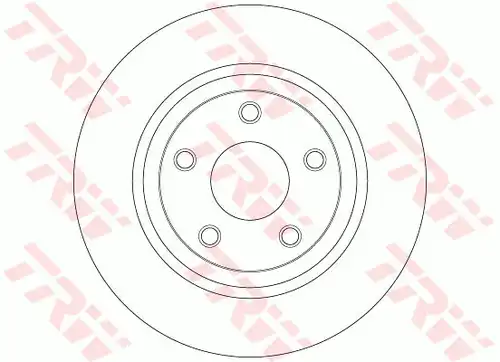 спирачен диск TRW DF6492