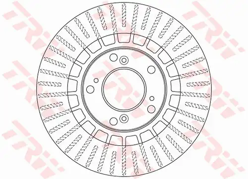 спирачен диск TRW DF6493