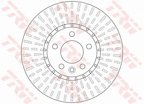 спирачен диск TRW DF6499S