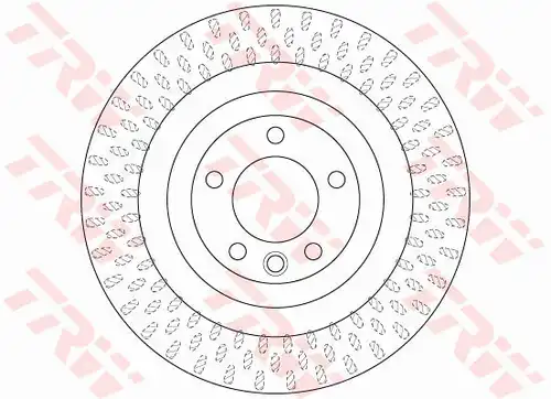 спирачен диск TRW DF6505S