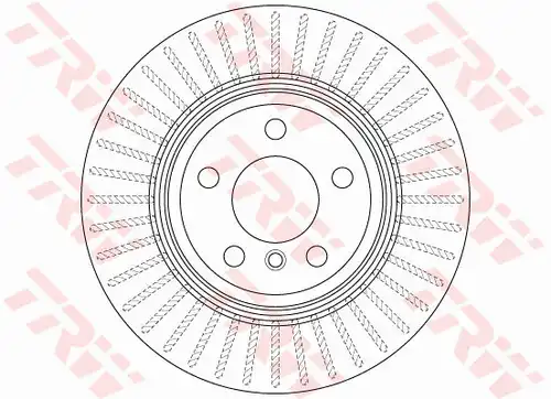 спирачен диск TRW DF6512S