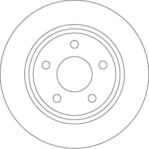спирачен диск TRW DF6556