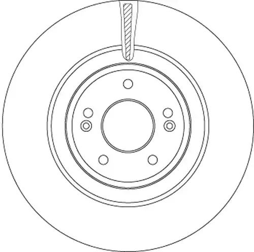 спирачен диск TRW DF6572