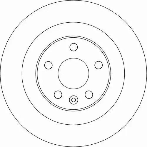 спирачен диск TRW DF6588