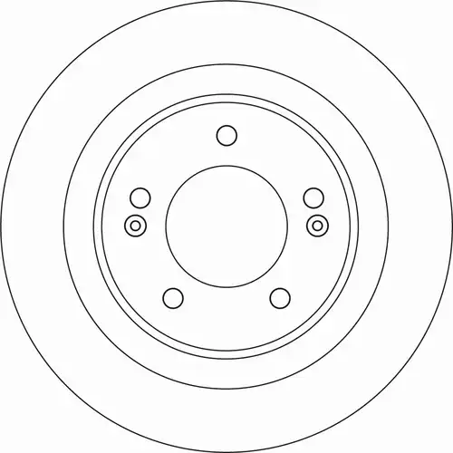 спирачен диск TRW DF6599
