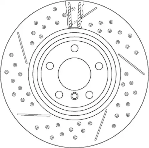 спирачен диск TRW DF6606S