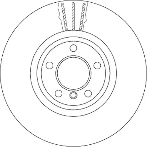 спирачен диск TRW DF6615S