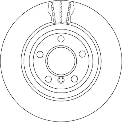 спирачен диск TRW DF6617S