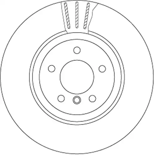 спирачен диск TRW DF6624S
