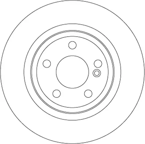 спирачен диск TRW DF6634