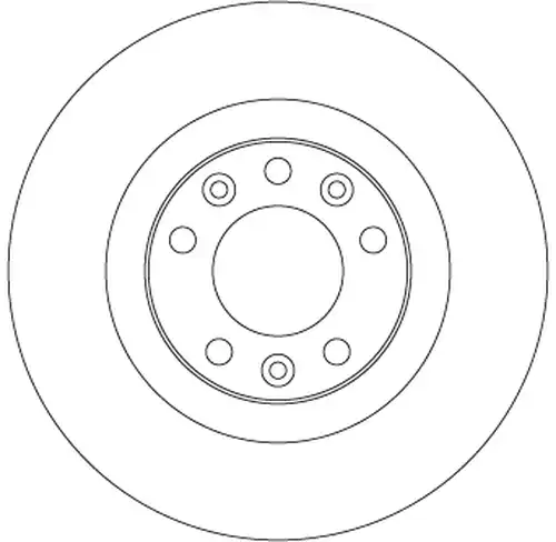 спирачен диск TRW DF6667