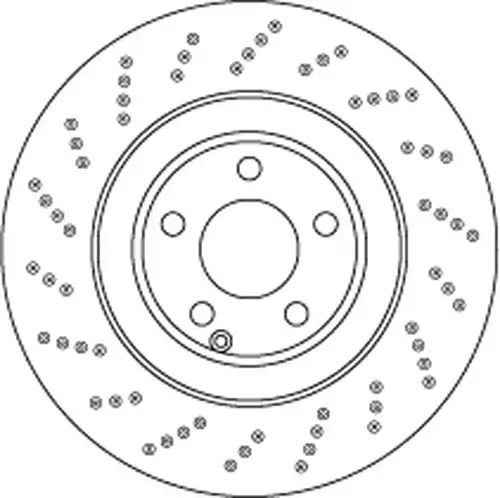 спирачен диск TRW DF6668S