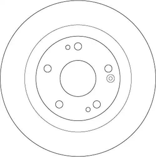 спирачен диск TRW DF6705