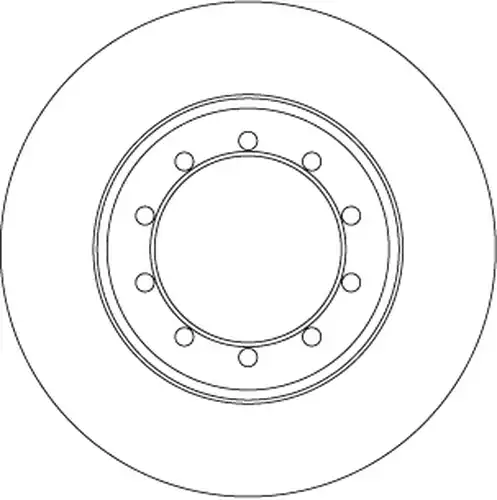 спирачен диск TRW DF6711