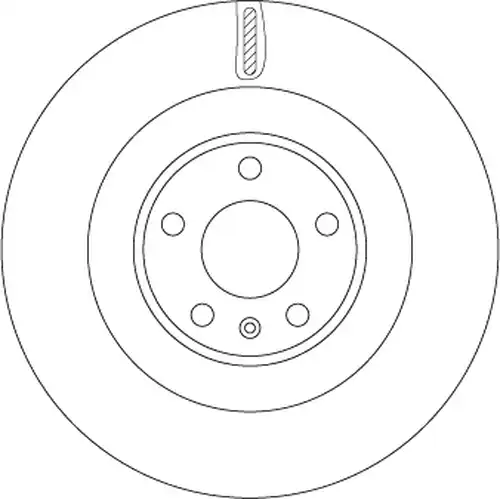 спирачен диск TRW DF6750S