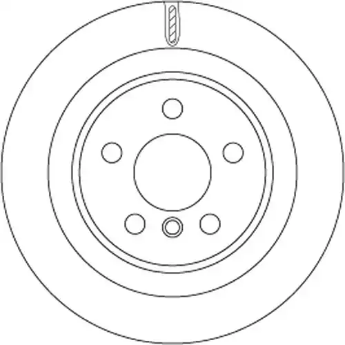 спирачен диск TRW DF6755