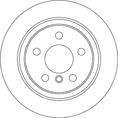 спирачен диск TRW DF6756