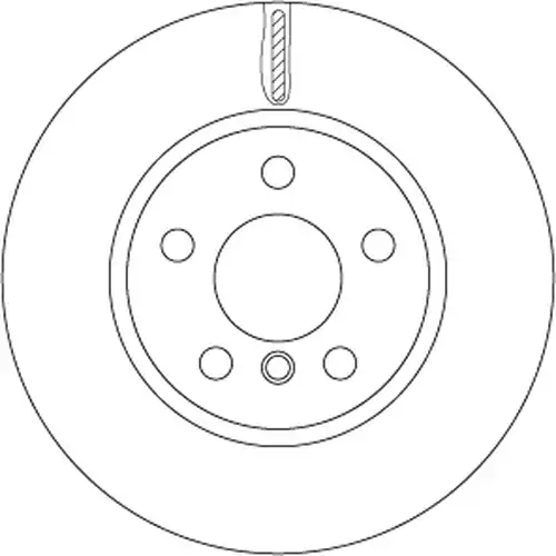 спирачен диск TRW DF6757