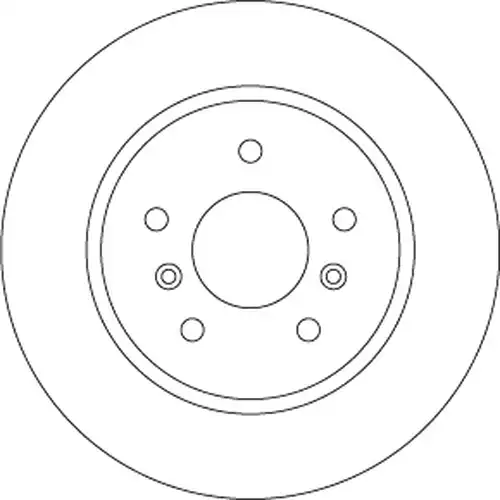 спирачен диск TRW DF6787