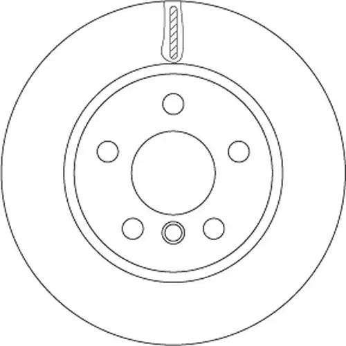 спирачен диск TRW DF6799