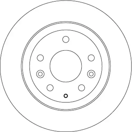 спирачен диск TRW DF6807