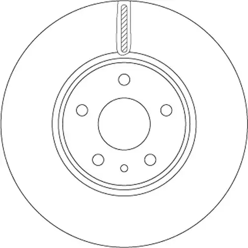 спирачен диск TRW DF6811