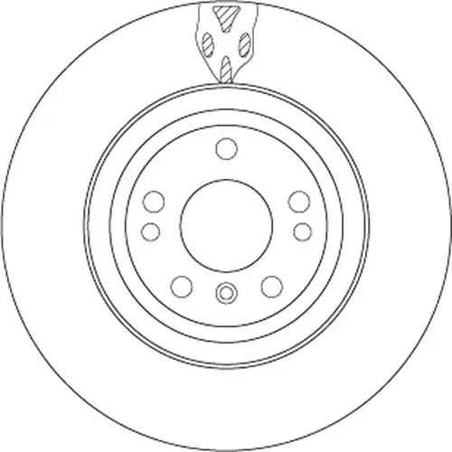 спирачен диск TRW DF6833S