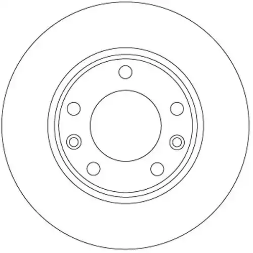 спирачен диск TRW DF6910