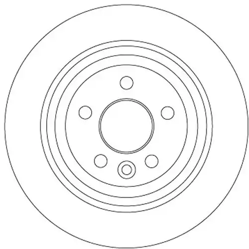 спирачен диск TRW DF6913