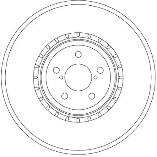 спирачен диск TRW DF6923S