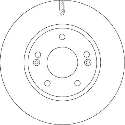 спирачен диск TRW DF6936