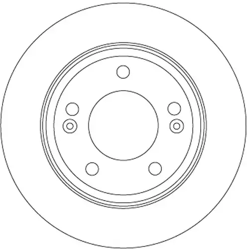 спирачен диск TRW DF6937