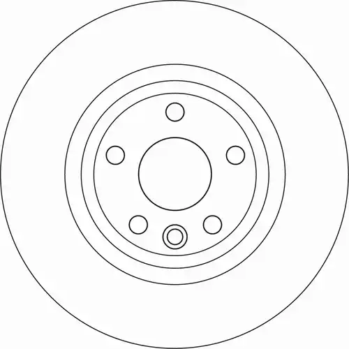 спирачен диск TRW DF6947