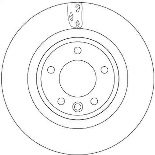 спирачен диск TRW DF6956S