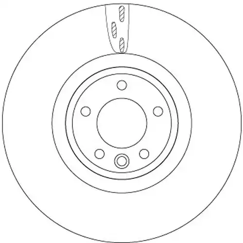 спирачен диск TRW DF6957S