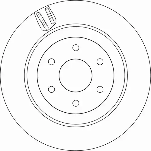 спирачен диск TRW DF6967