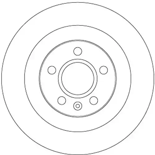 спирачен диск TRW DF6970